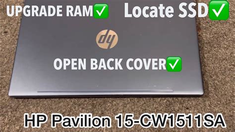 hp pavilion ssd upgrade|HP 15 Pavilion cw1xxx (bought as cw1511sa) and replacing the SSD.